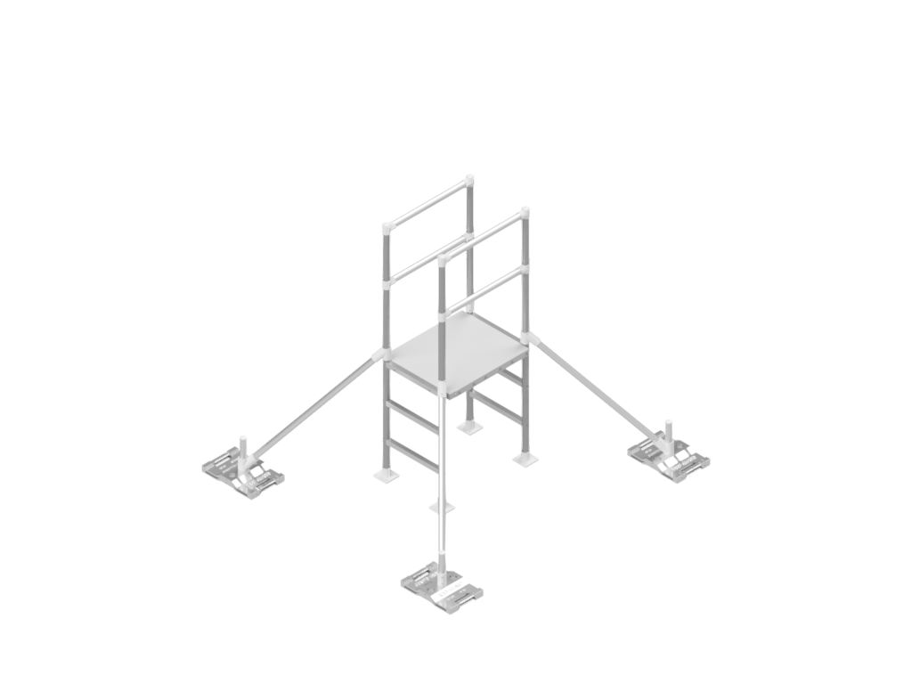 roofstep 3 by 3 crossover platform rendering