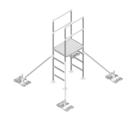 RoofStep 4 by 4 crossover platform rendering