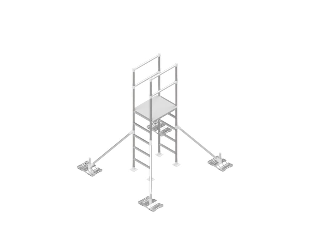 roofstep 5 by 5 crossover platform rendering