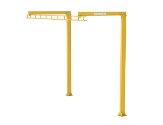 Inverted L rigid rail system | fall protection