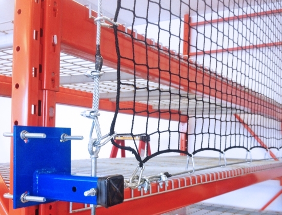 Standard offset rack netting