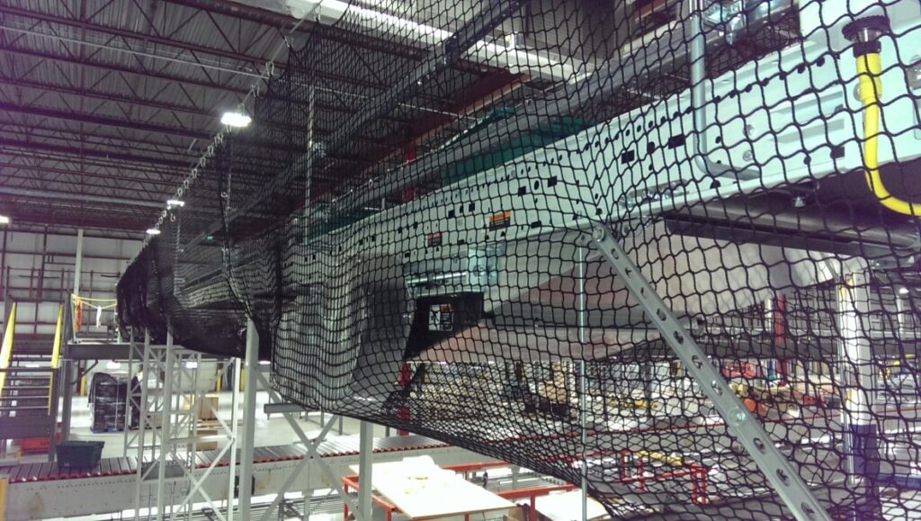 Conveyor Netting Installation