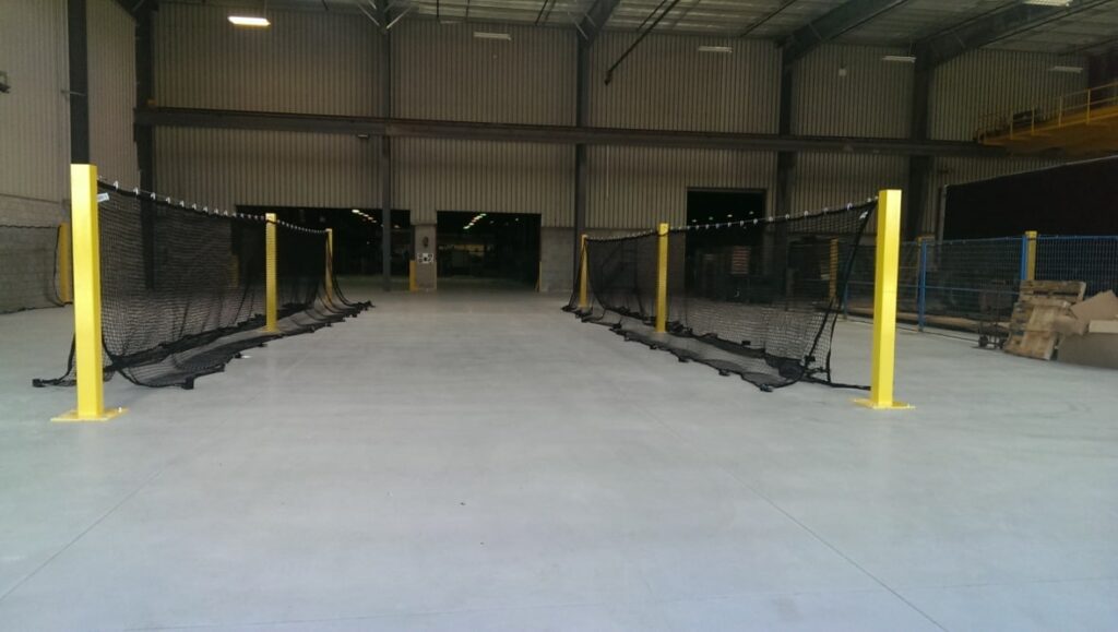 Four Truck Netting Fall Protection Installations