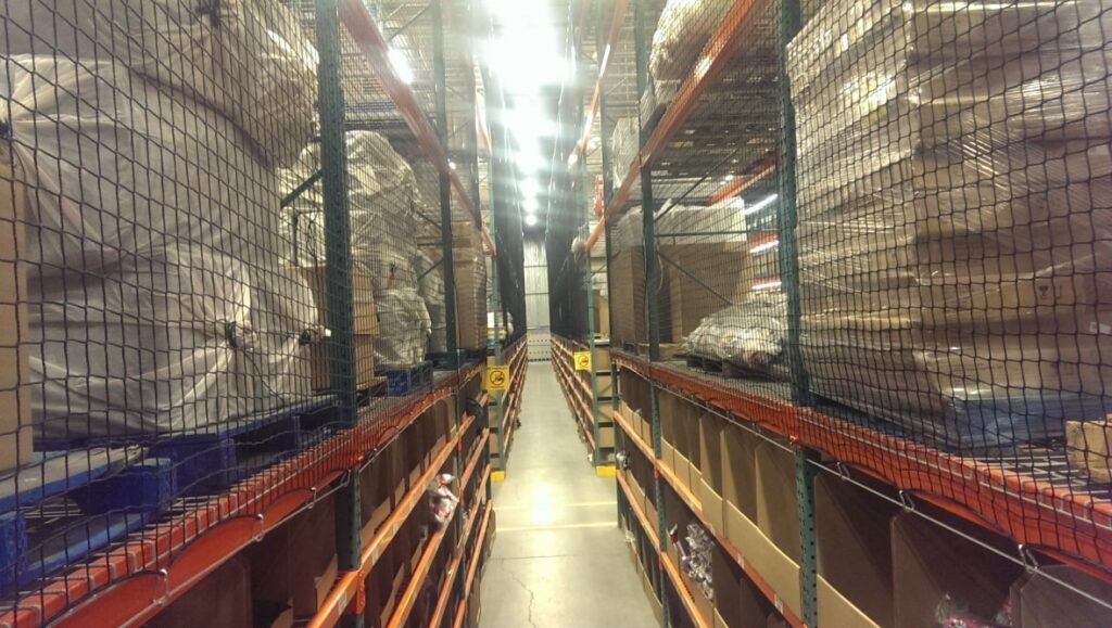 Warehouse Netting Safety Solution | RackGuard