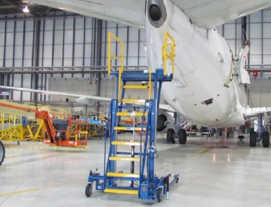 Aviation Platform Stand built for 737 and 767 Aircraft in YYZ