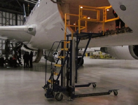 Cargo Access Platform Stand built for 767 and A300 Aircraft