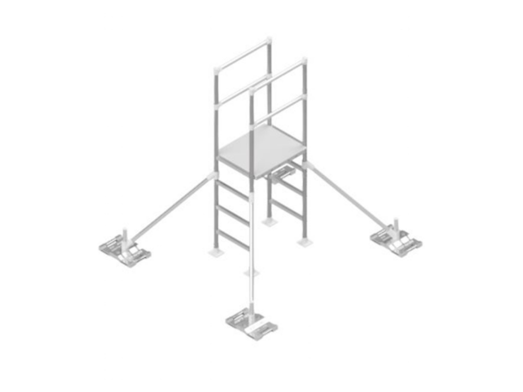 Roofstep crossover rendering | fall protection