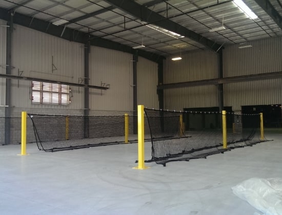 free standing flatbed truck netting system | safety netting