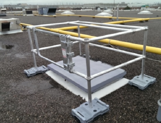 HatchGuard Guardrail kit with self closing gate in Mississauga