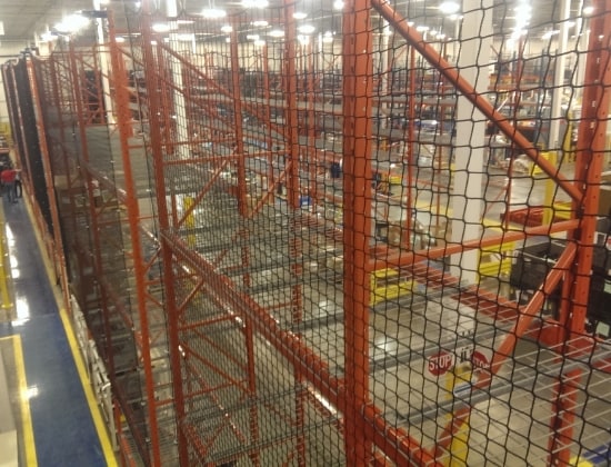 RackGuard Netting for pallet racks | Safety netting