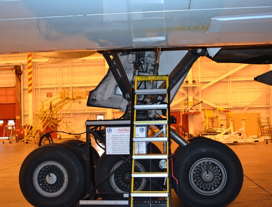 Landing Gear Access Stand built for B777 Aircraft at Air Canada