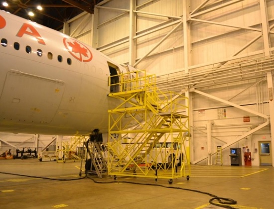 Passenger Cabin Access Stand built for Air Canada