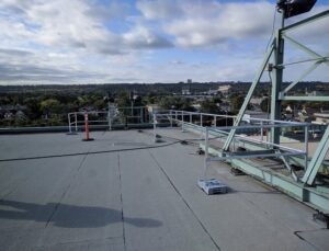 RoofGuard Rooftop Edge Protection and Fixed Access Ladder Egress ...