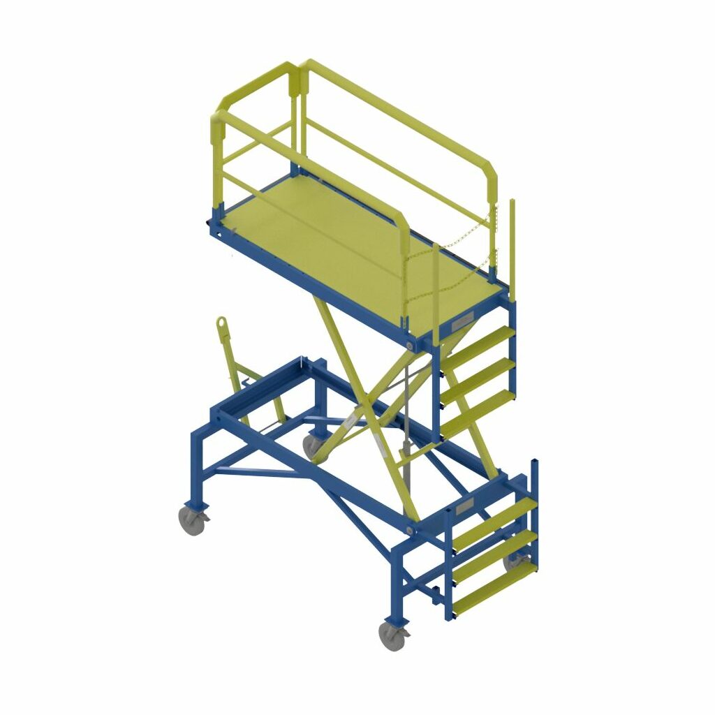 Custom Wheel Well Access Stand