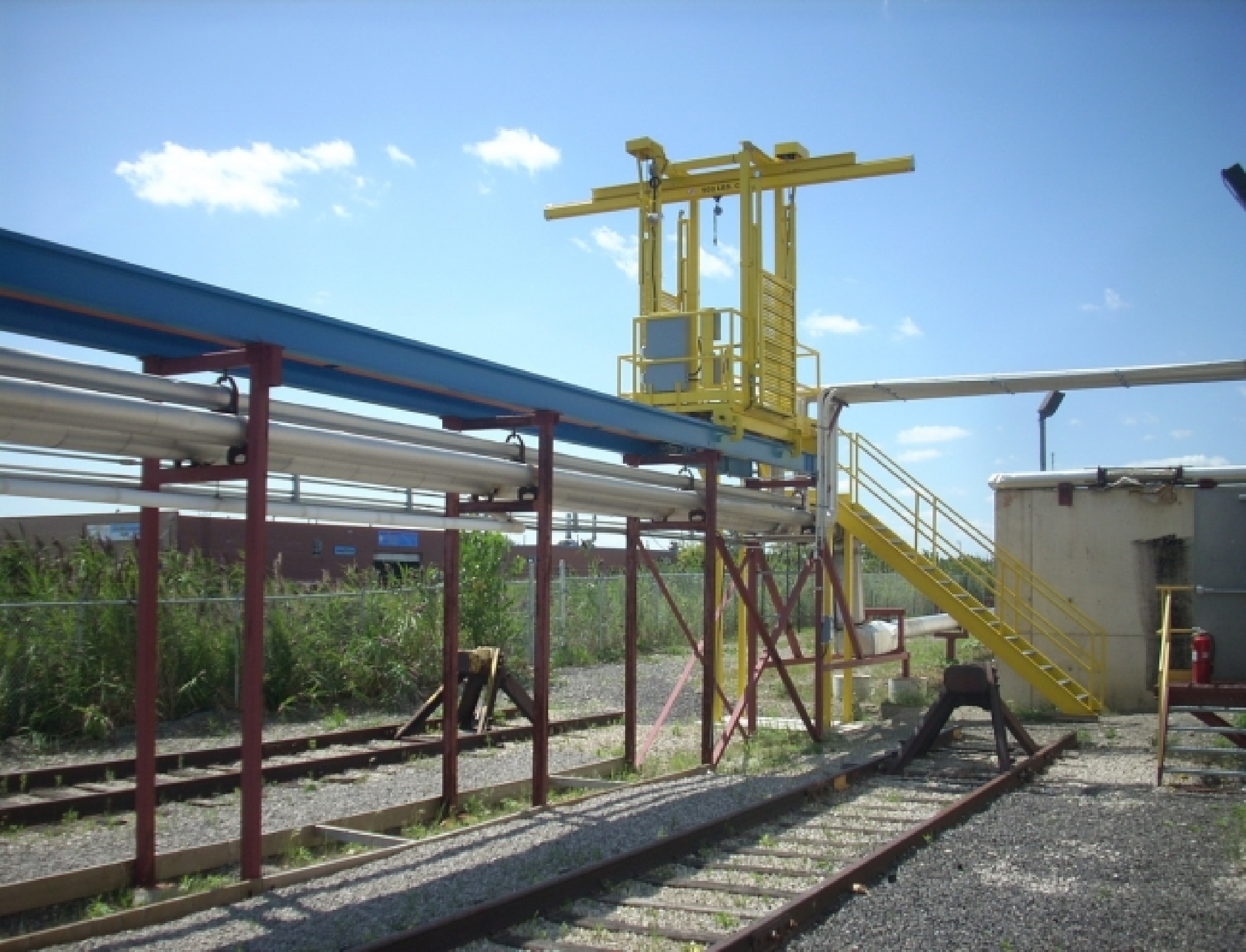 Custom Engineered Rail Car Access trolley