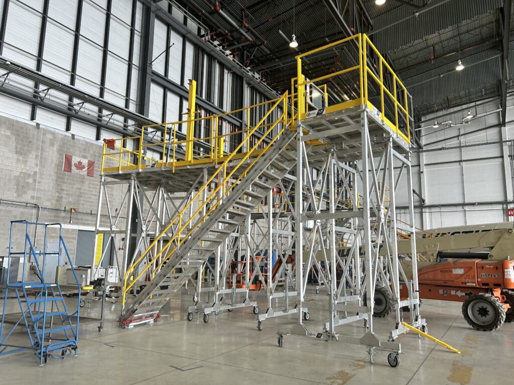 Stand Fall Rise Aircraft Windshield Change Stand | Fall Protection