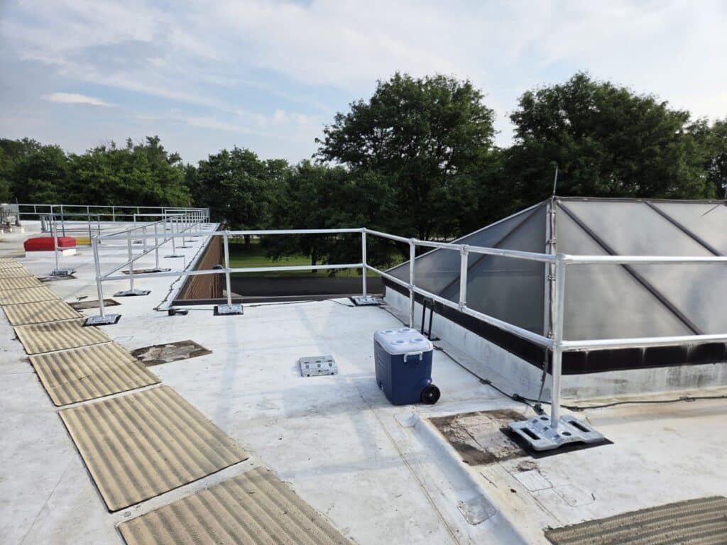 Ballasted Guardrail Installation Industrial Food Manufacturing Plant 53.jpg