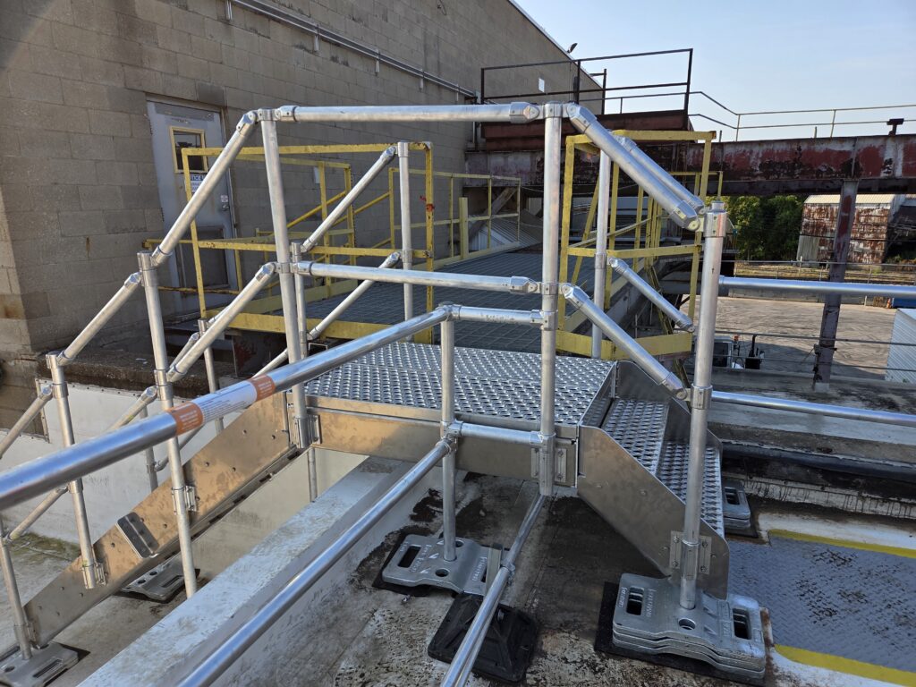 Custom Ballasted Crossover and Guardrail (6)