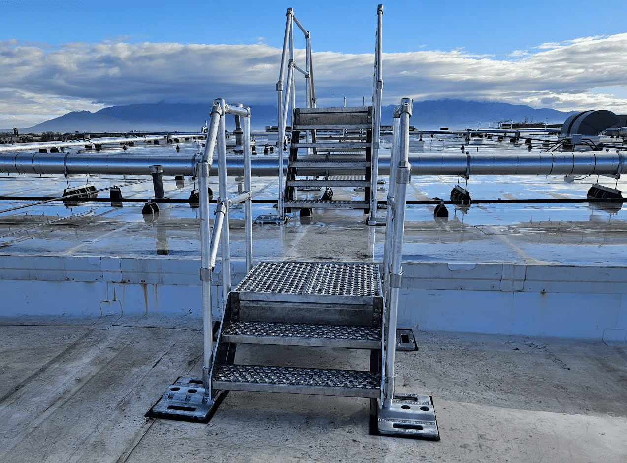 Custom Rooftop Access Solution for Complex Manufacturing Roof Layout ...