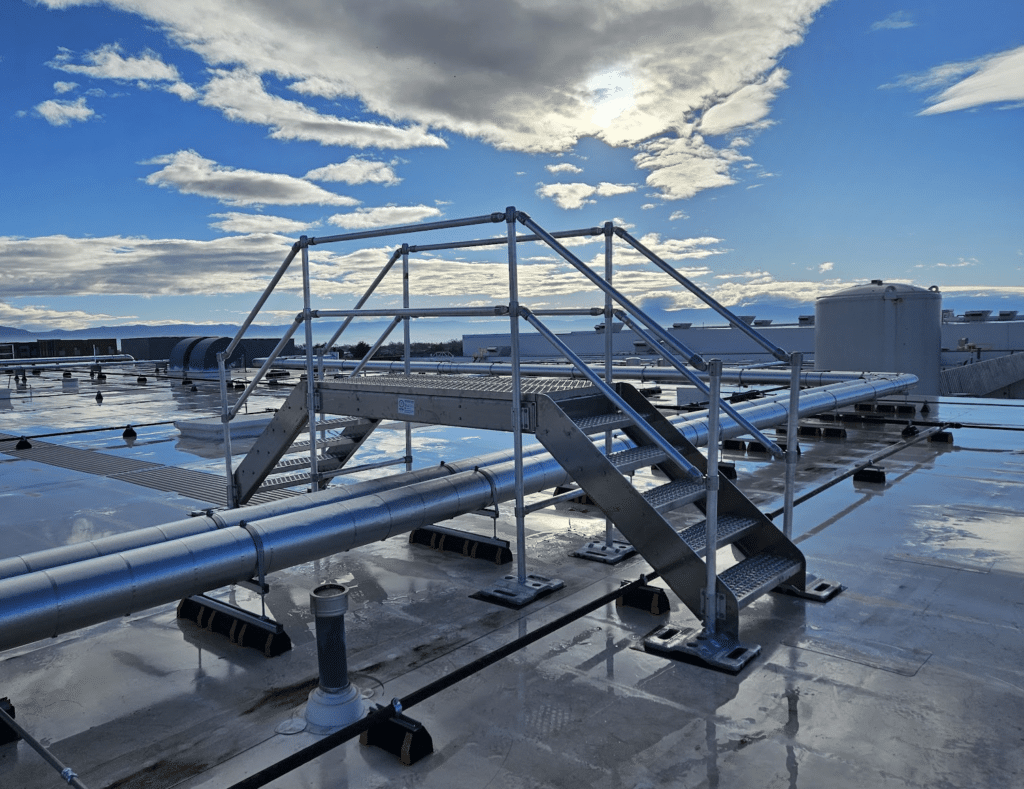 Custom Rooftop Access Solution for Complex Manufacturing Roof Layout 7 e1769612414693.png