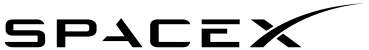 SpaceX Logo Black