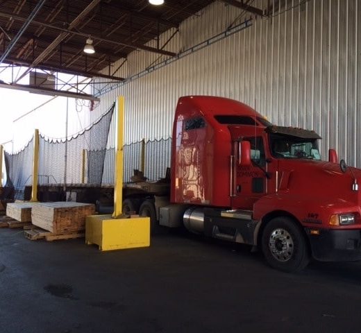 Portable flatbed Truck Netting Fall Protection System