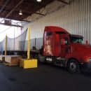 Portable flatbed truck netting system | safety netting